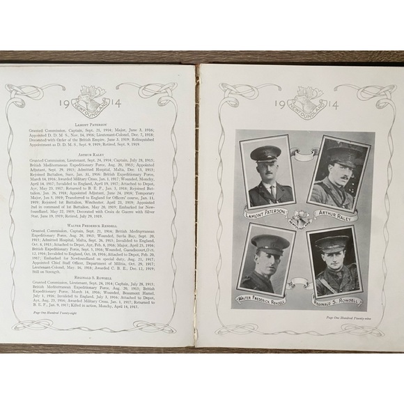 RARE THE FIRST FIVE HUNDRED WWI HISTORY OF THE ROYAL NEWFOUNDLAND REGIMENT - Picture 13 of 16